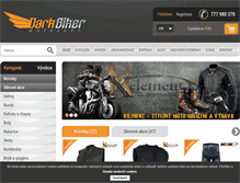 Tablet Screenshot of darkbiker.cz